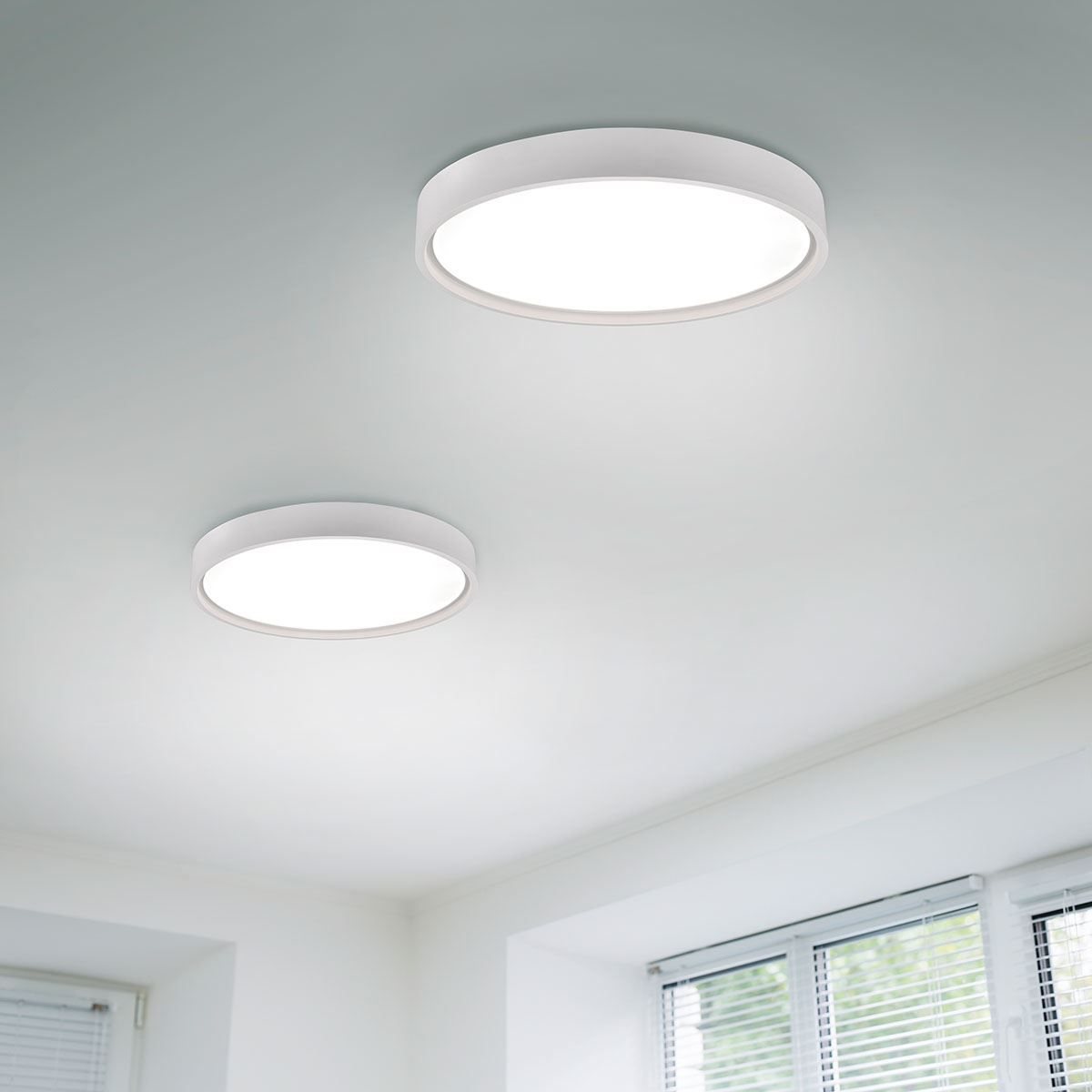 Kronleuchter & Deckenlampen: LED Deckenleuchte, Rund, 45 cm Ø, Weiss – Neu (gemäss Beschreibung) aus Kreuzlingen von Smart-Light 7