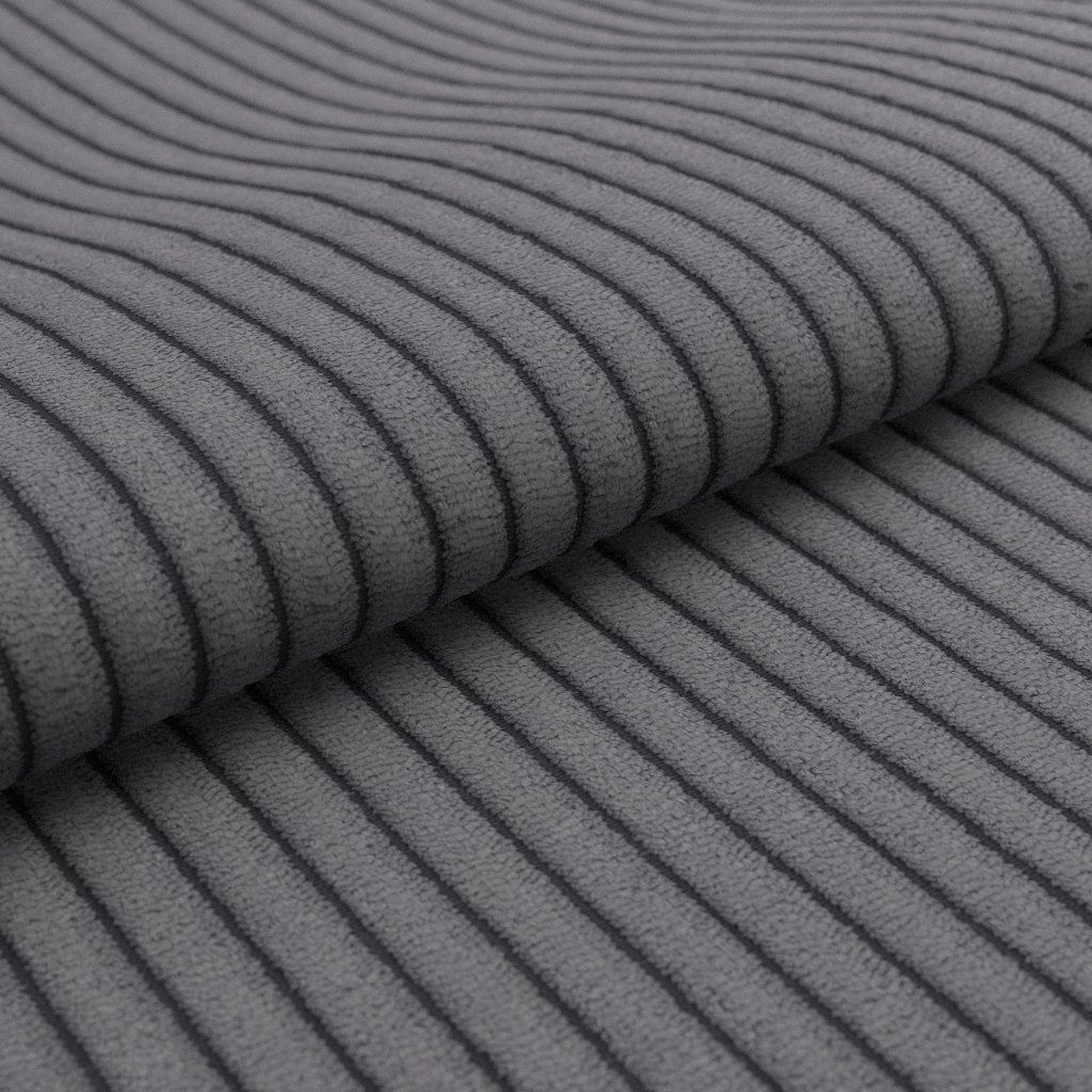 Divani: Ecksofa  Uptown in Cord Grey rechts – Nuovo e nell'imballaggio originale da Bischofszell venduto da deluxe-moebel 6