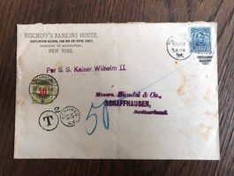 9 austaxierte Briefe aus ARCHIV - interessante Wertstufen