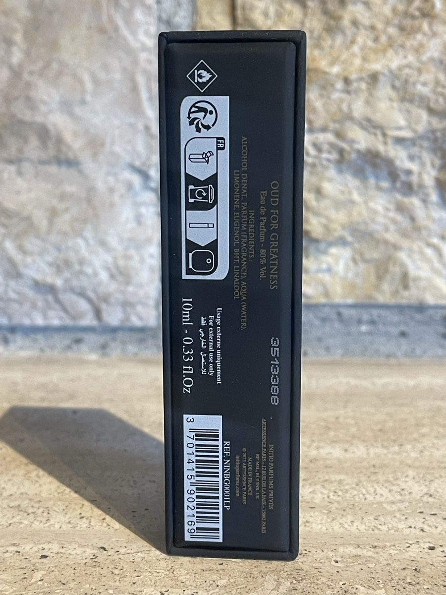 Initio Profumi & Eau de Toilette: Initio - Oud for Greatness, 10ml. Neu – Nuovo e nell'imballaggio originale da Oberdorf BL venduto da Fiomina1 2