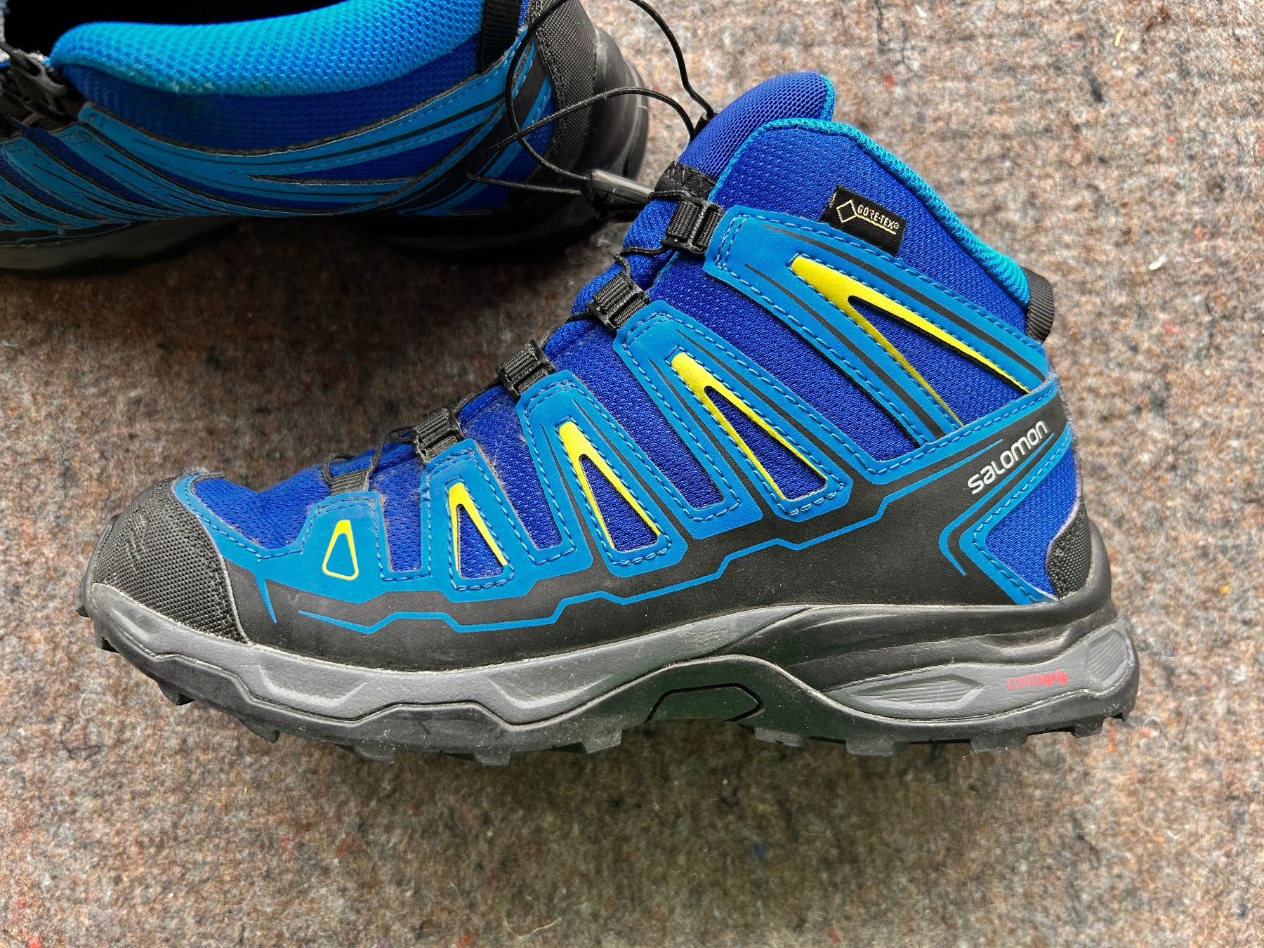 Salomon Scarpe da uomo: Salomon 37 Wanderstiefel blau TOP – Nuovo (secondo la descrizione) da Zürich venduto da pj_pry_to 1