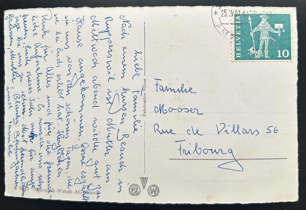 Cartoline postali: Luftaufnahme Klingnau  – Usato da Horw venduto da Tellbub 1