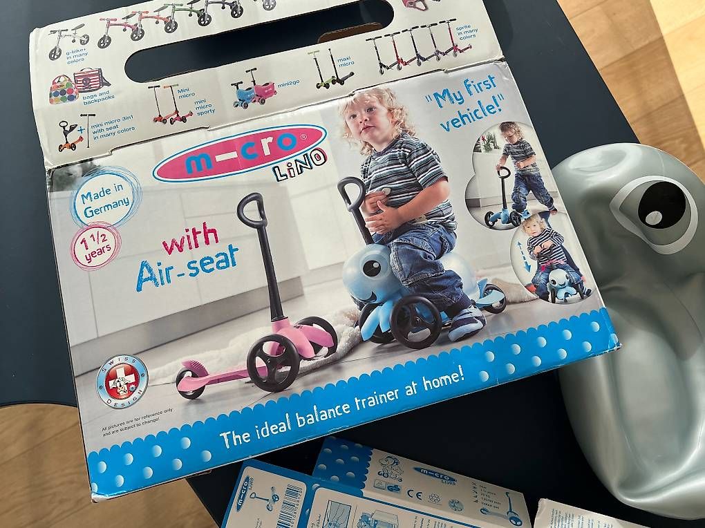 Kickboard: Micro Lino 3in1 Scooter mit Sitz  hellblau – D'occasion à Küsnacht ZH par ari_n6yv 2