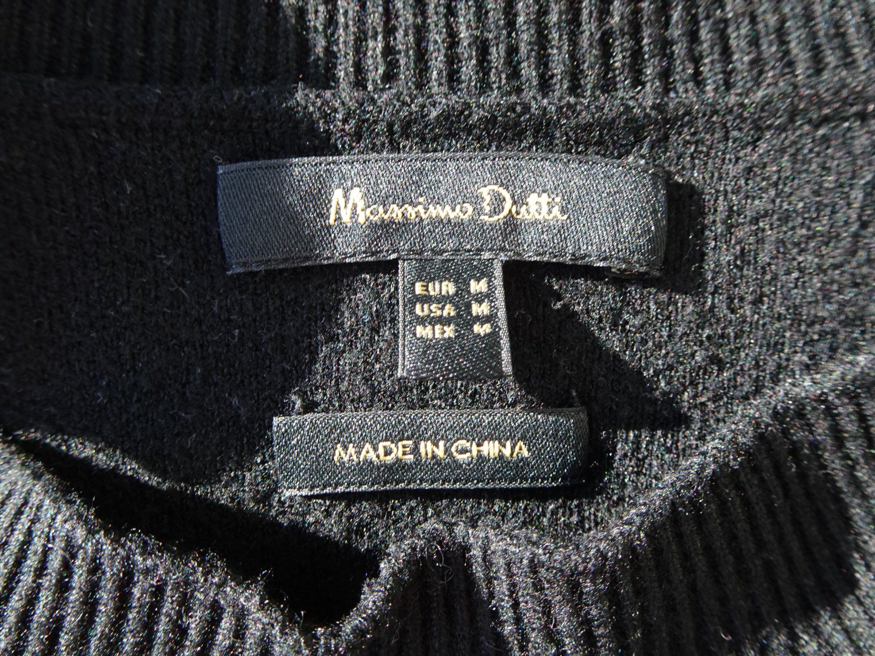 Massimo Dutti Maglioni & Felpe: Pullover schwarz weiss gestreift Massimo Dutti Gr M 38 – Usato da Winterthur venduto da blumeblau77 5