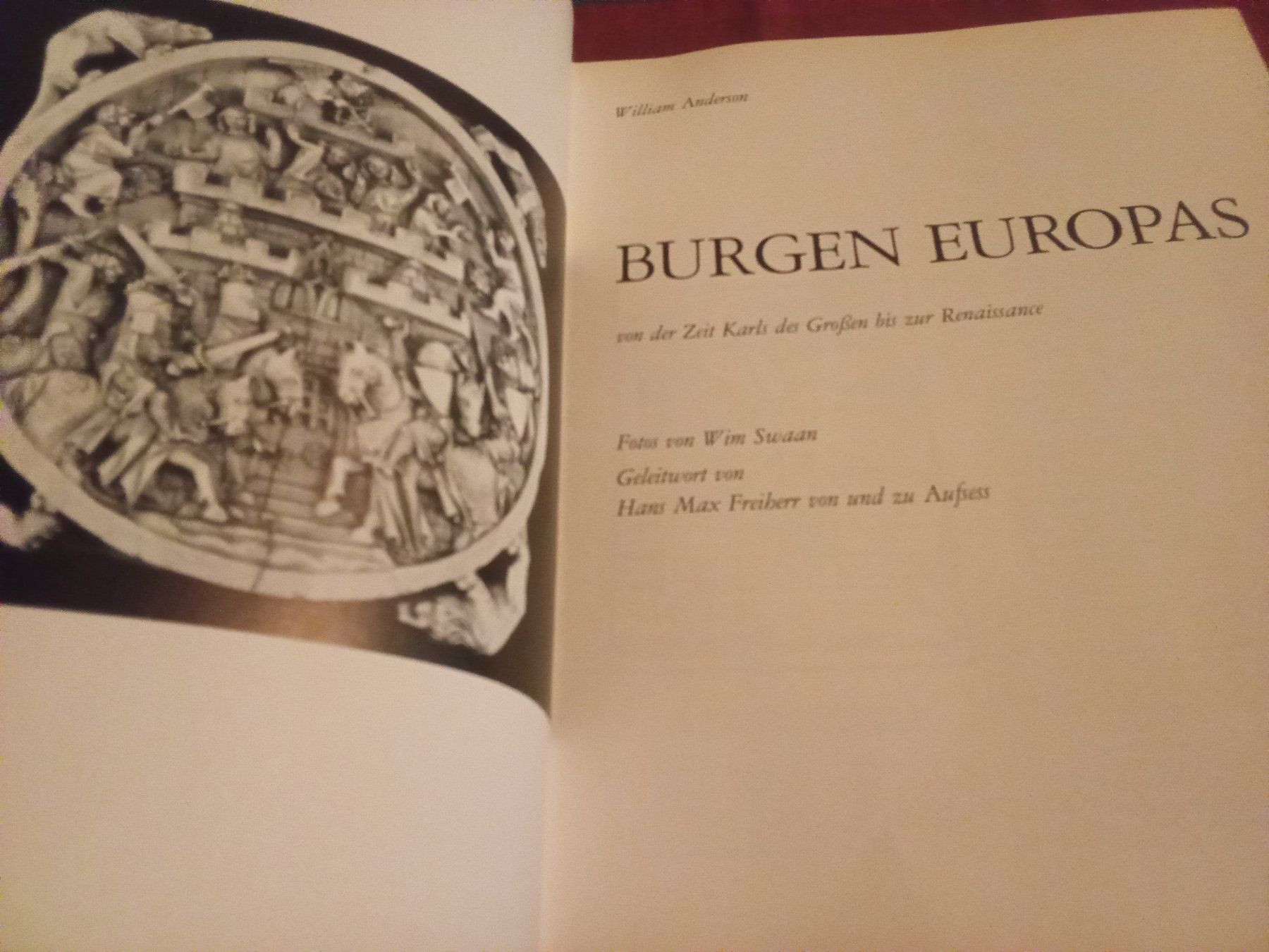 Libri: William Anderson: Burgen Europas – Usato da Remetschwil venduto da Privatflohmi 1