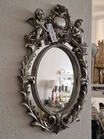 Spiegel Barock Optik in Silber mit Engel