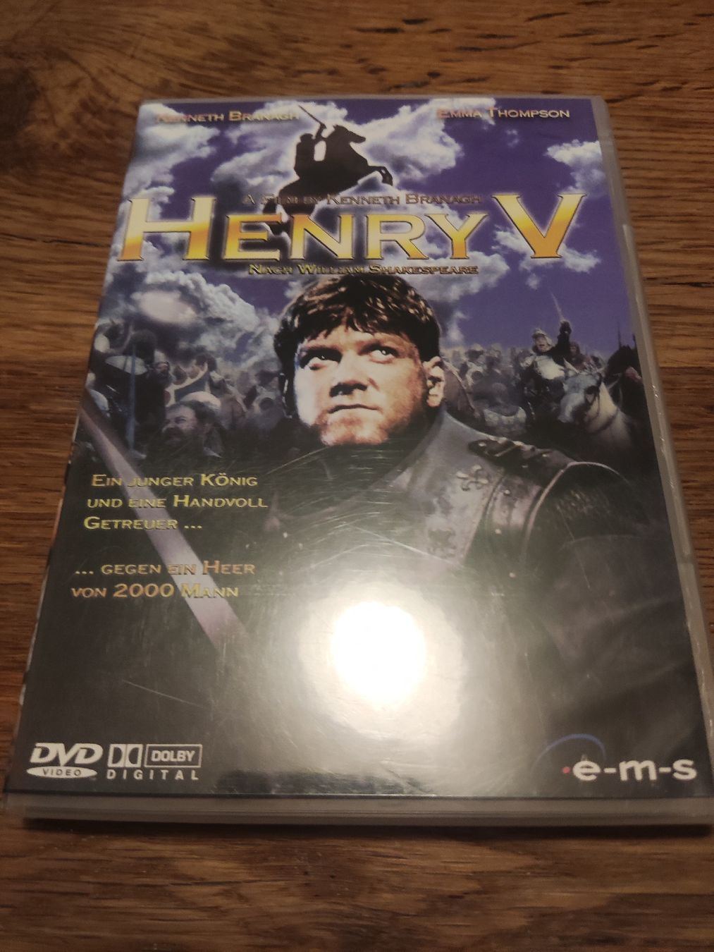 Tutti i DVDs: Henry V - mit Emma Thompson (DVD) – Usato da Oberembrach venduto da giu_7ksd