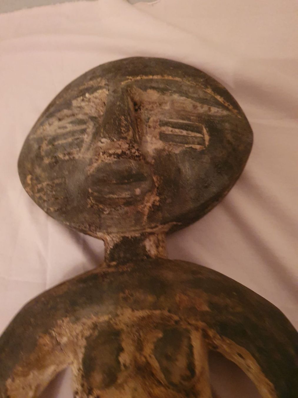 Arte internazionale: 2 Masken + 2 Figuren aus Afrika – Usato da Basel venduto da FirstClass4000 5