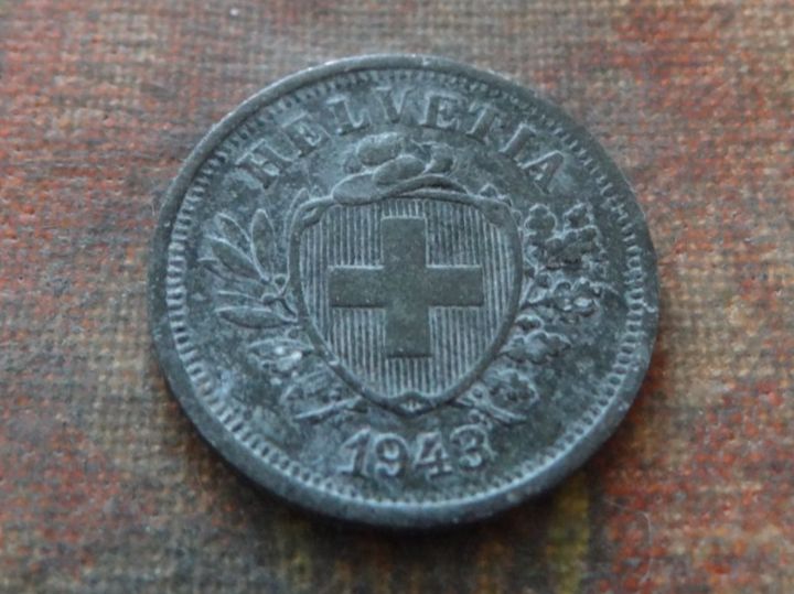 Tutti le monete: 1 Rp. 1943  (A) – Usato da Romanel-sur-Lausanne venduto da Swift13
