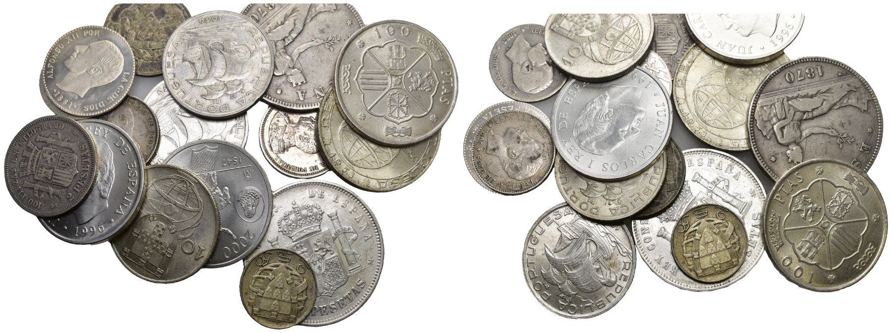 Alle Münzen: Spanien & Portugal 1870 – Gebraucht aus Bern von numismatictops