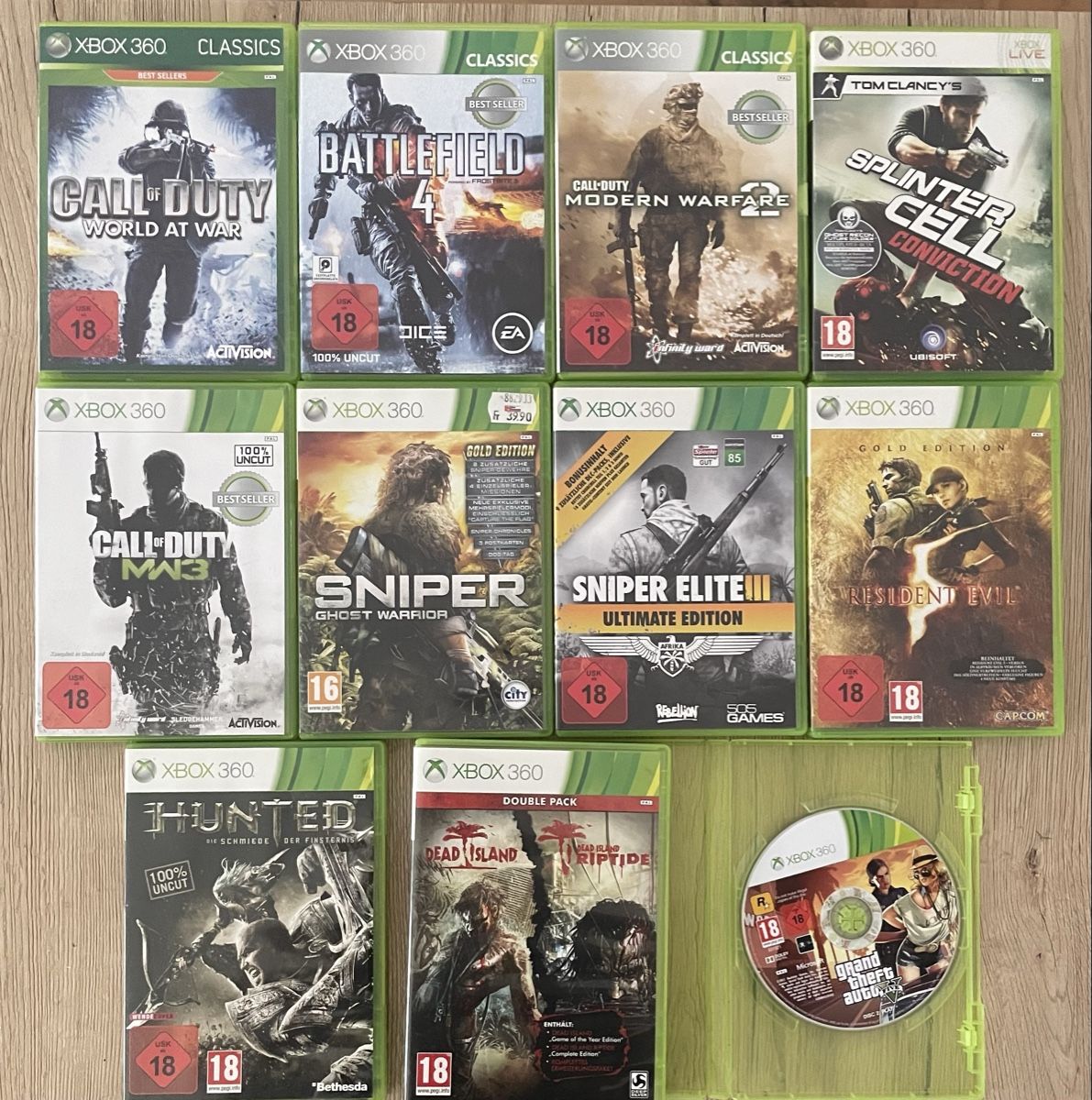 Microsoft Konsolen: MICROSOFT XBOX 360 mit Spielen – Gebraucht aus Plons von wartauchris 7