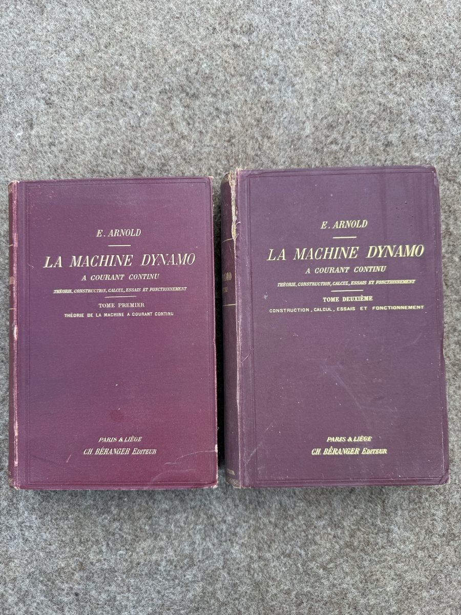 Libri: La Machine Dynamo A Courant Continu Tome 1 Et 2 – Usato da Fribourg venduto da Ardoffel