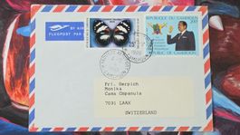 CL32 Enveloppe + Timbre Cameroun 1989