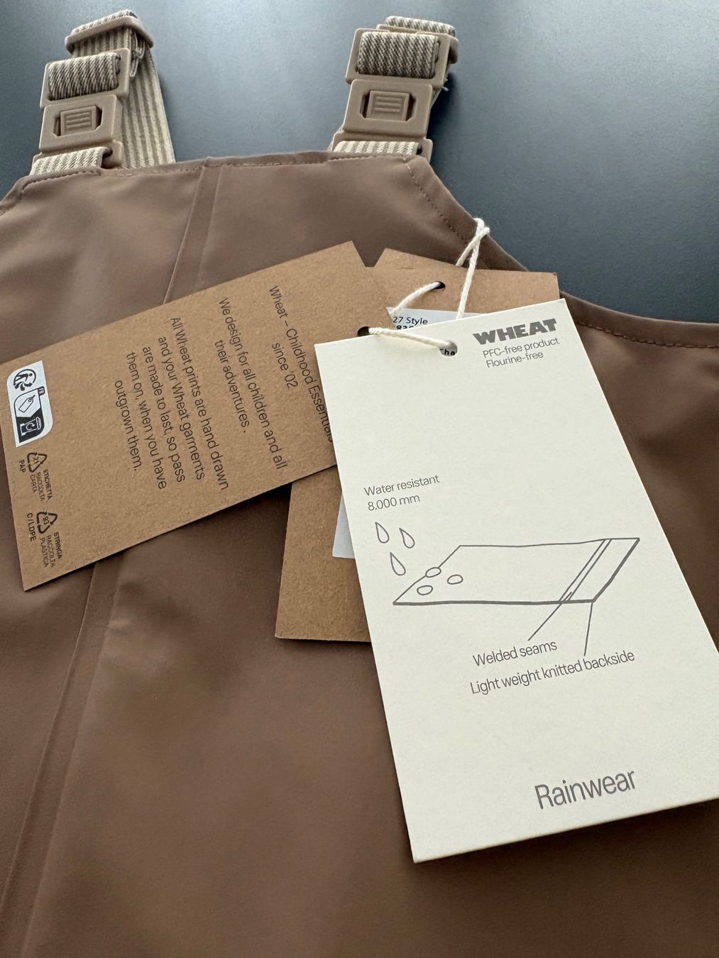 Wheat Pantaloni: Neu! Wheat Regenhose Grösse 80 – Nuovo e nell'imballaggio originale da Wohlen AG venduto da kissne4 2