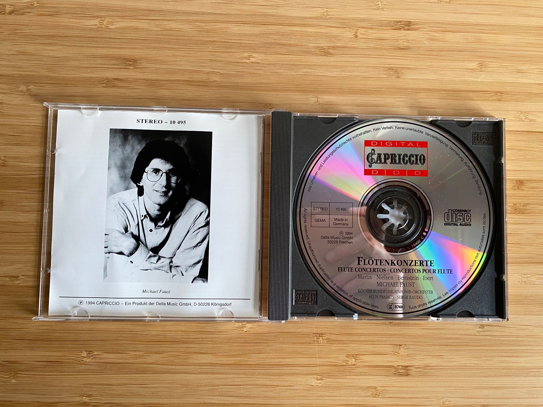 CD: Flöten Konzerte Michael Faust – Usato da Zürich venduto da Wim-Broccoli 2