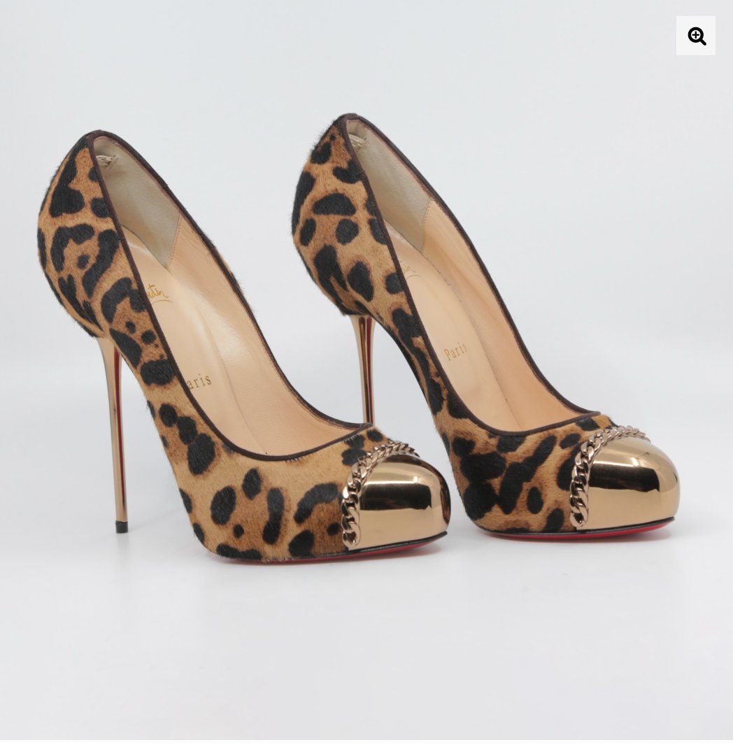 Christian Louboutin Scarpe da donna: Escarpins T.37 Léopard Pony Louboutin – Usato da Delémont venduto da Le38.shop 2