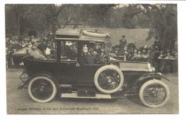 Kaiser Wilhelm II - Schweizer Manöver - Oldtimer Auto 1912