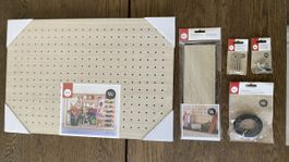 Rayher Board Pin & Peg 40x60cm neu Bastelwand Brett Clips