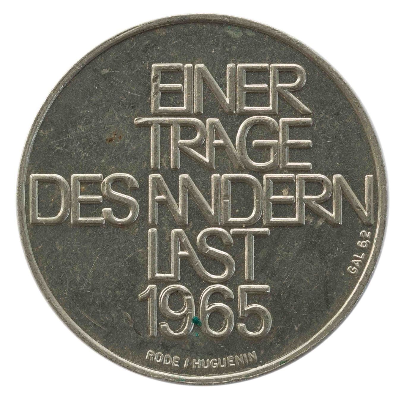 Medaglie: Jeton 1965 CARITAS – Usato da Rotkreuz venduto da Swiss-Coins