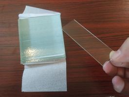100x Mikroskop-Objektträger wiederverwendbar Lame de verre