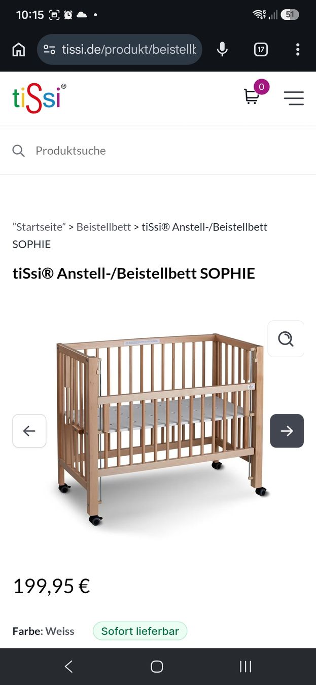 Betten: Beistellbett Tissi – Gebraucht aus St. Gallen von nasi-goreng 5