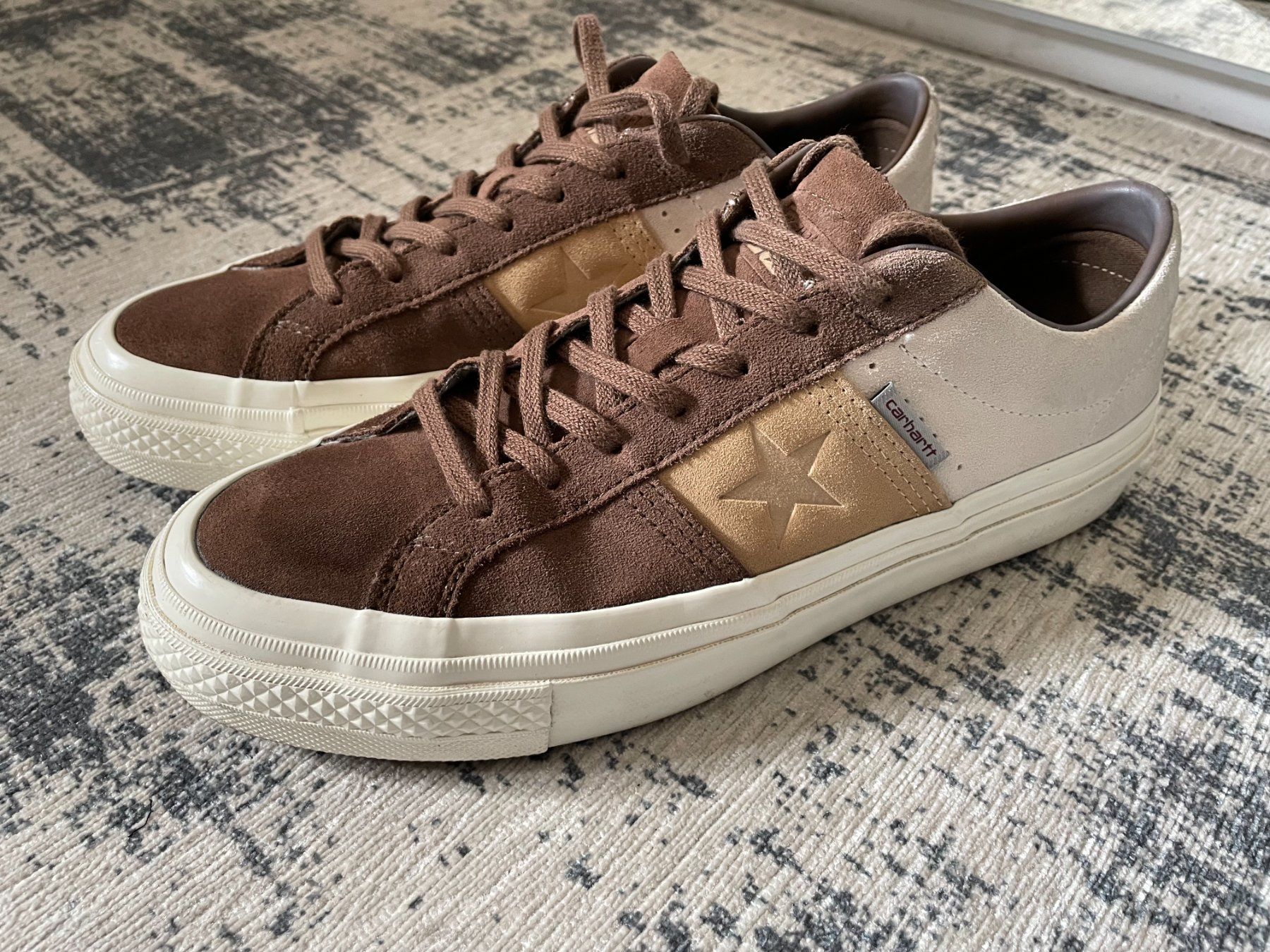 Converse Herrenschuhe: Converse x Carhartt WIP - Brown One Star Pro – Gebraucht aus Chiasso von Er_Mon