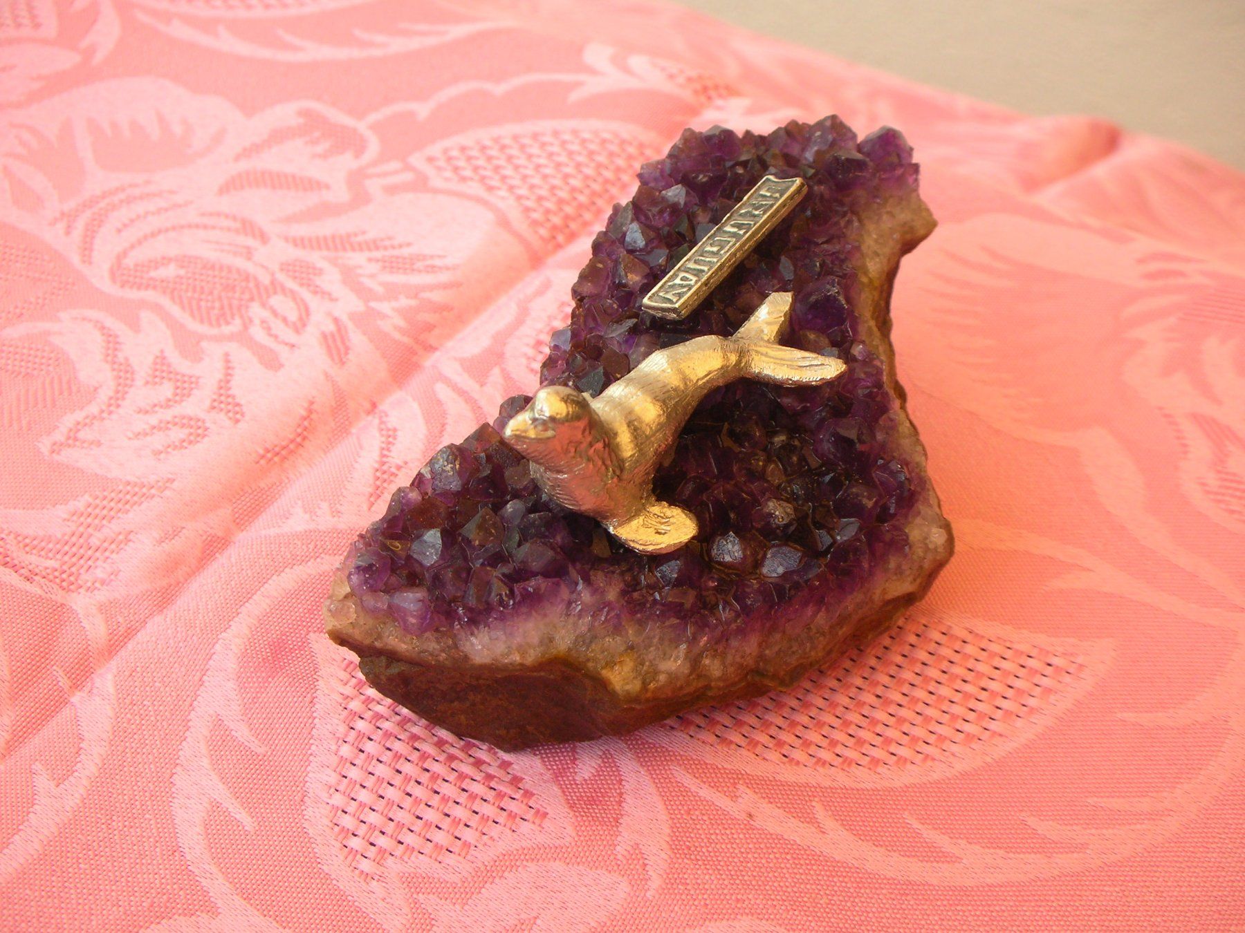 Edelsteine: Briefbeschwerer - Amethyst mit Robe – Gebraucht aus Rheinfelden von Javea4 3
