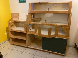 XXL Kleintiervilla mit 3 Etagen, 5 Zimmern und 2 Unterschrän