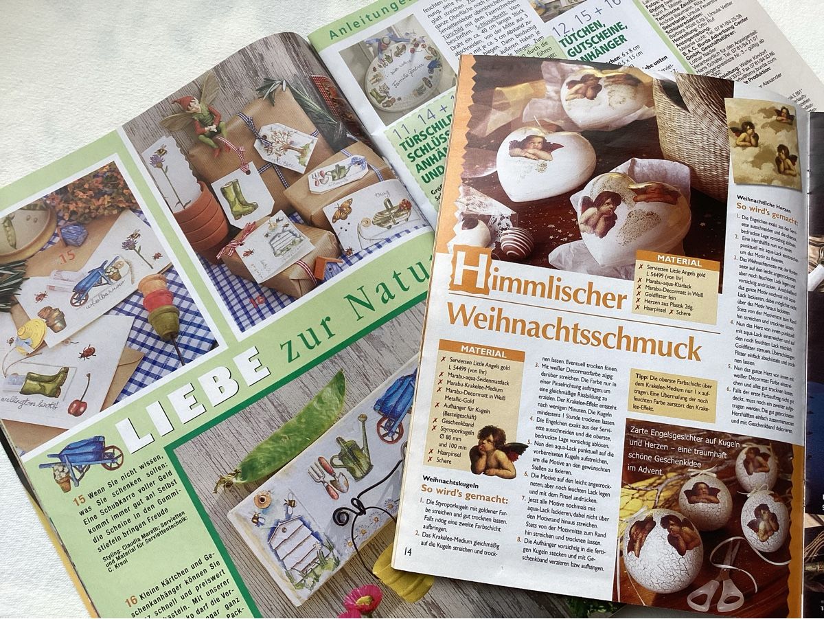 Zeitschriften & Magazine: 2 Hefte Servietten-Technik – Neu (gemäss Beschreibung) aus Lausanne von Ulpet 2