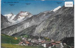 Saas-Fee - Generalansicht - Litho