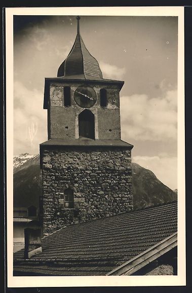 Cartoline postali: AK Bergün, Ansicht des Römerturms – Usato da Berlin venduto da bartko-reher