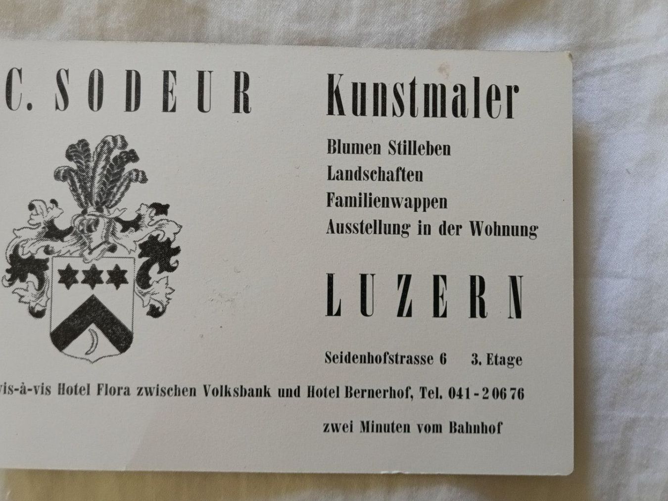 Gemälde: Ölgemälde C. Sodeur Luzern – Gebraucht aus Prugiasco von artemarc 4