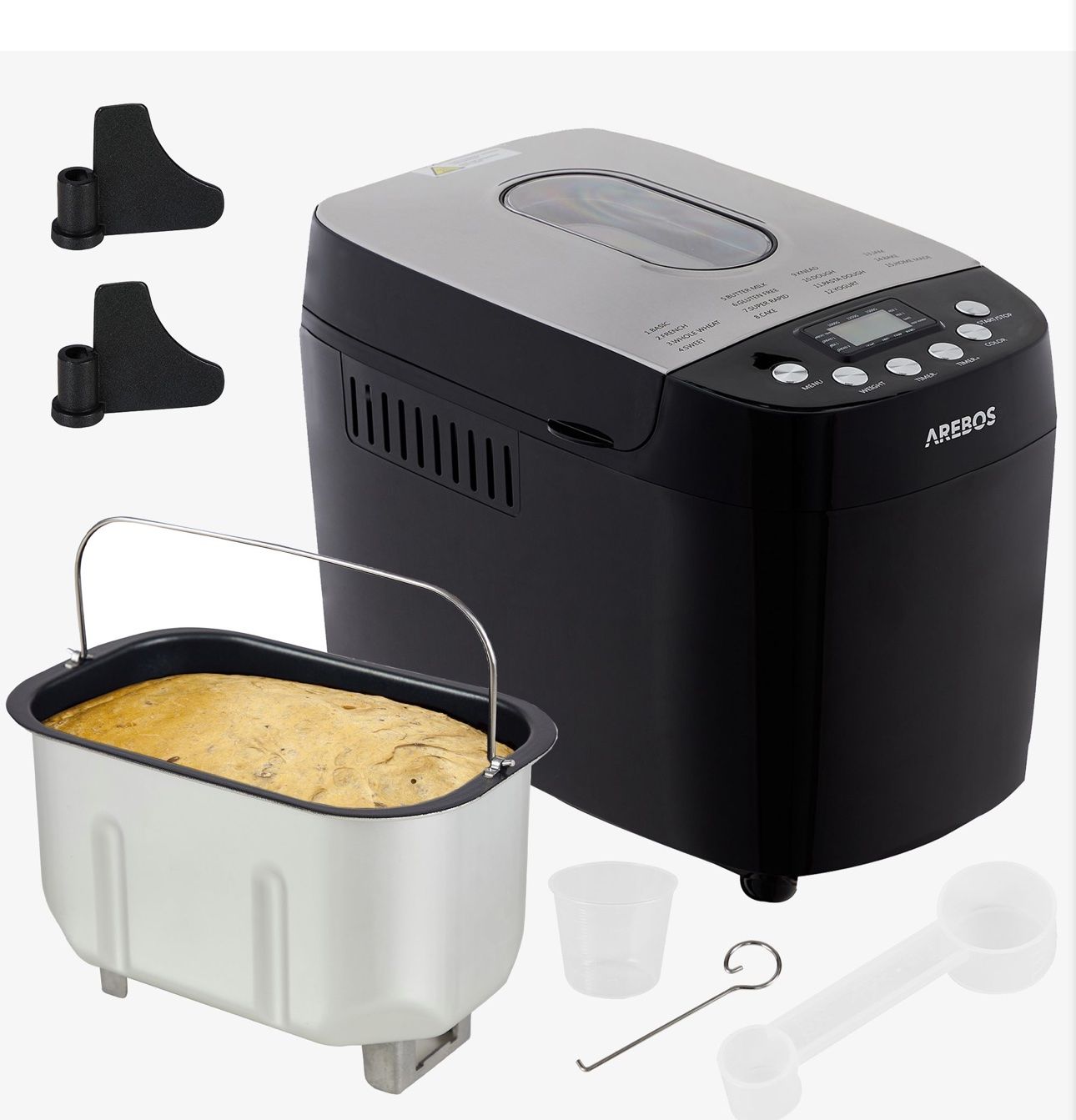 Elettrodomestici da cucina: Brotbackautomat 1500g - 15 Programme, Schwarz – Nuovo e nell'imballaggio originale da Amriswil venduto da JaJa-Express