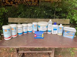 Poolchemie divers und Messset