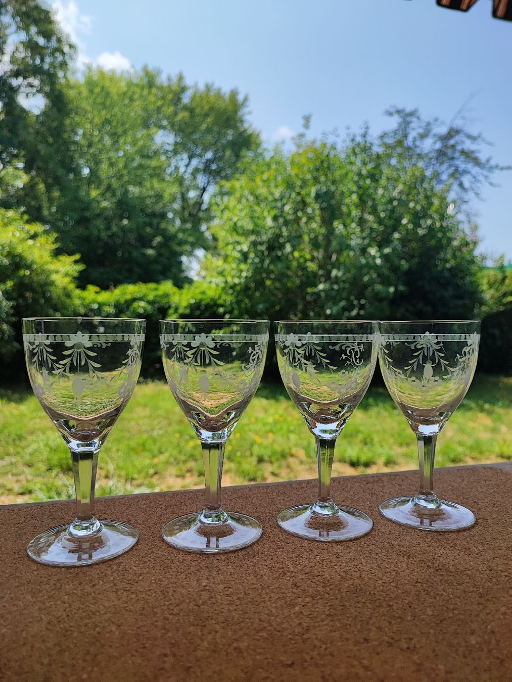 Verres: Kristallgläser-Set mit edler Gravur – Neuf (Voir description) à Elsau par kap_pdr8 5