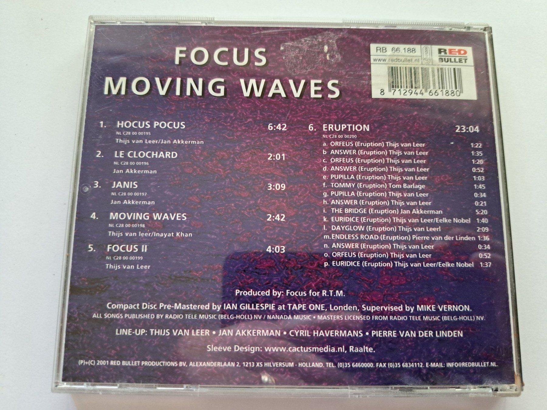 CD: CD Focus - Moving Waves ( Prog Rock ) – Usato da Pully venduto da bro_n52j 1