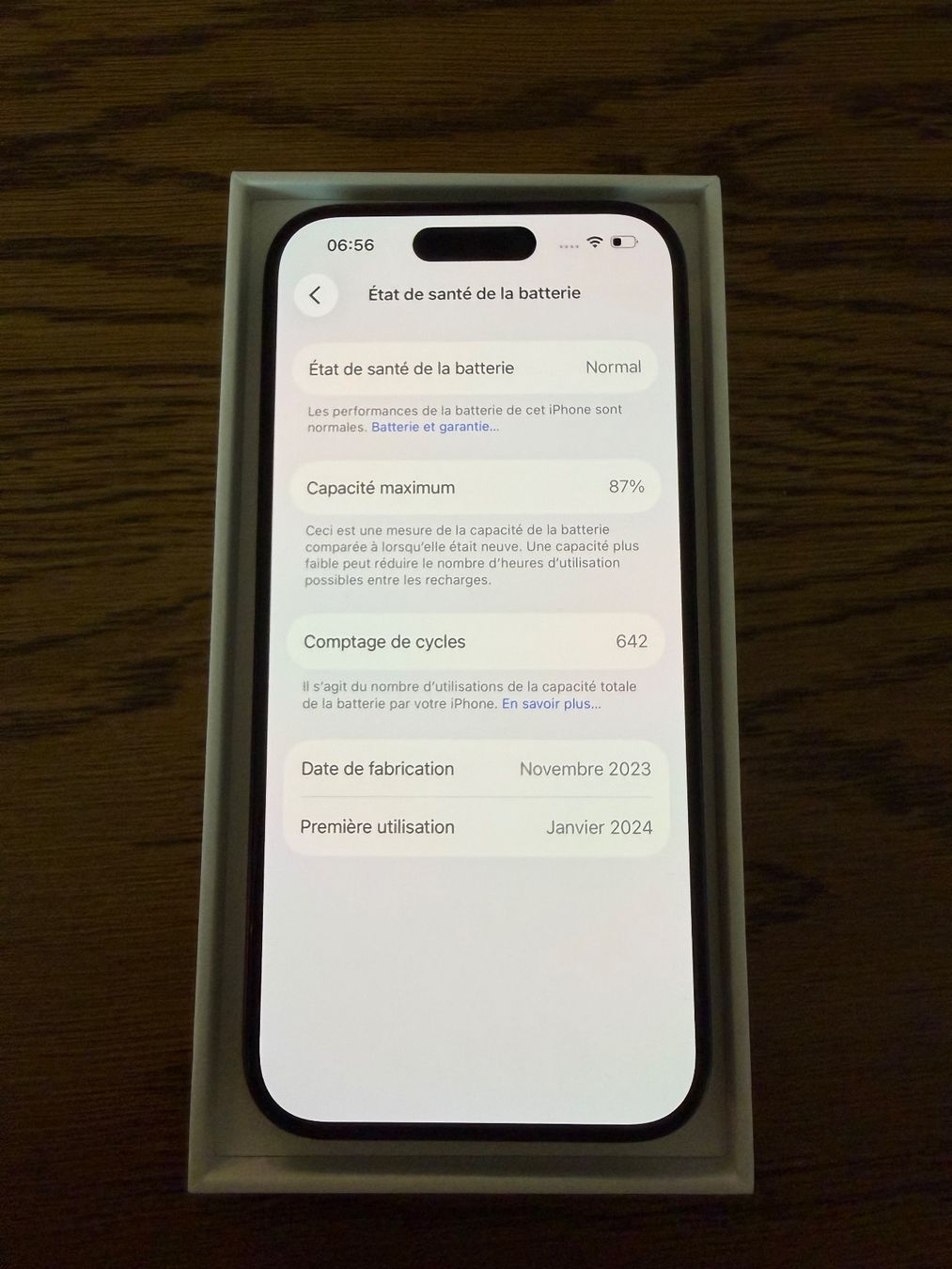 Apple Handys / Smartphones: iPhone 15 pro 256gb Black Titanium – Gebraucht aus Grand-Lancy von Lisa_28lp 7