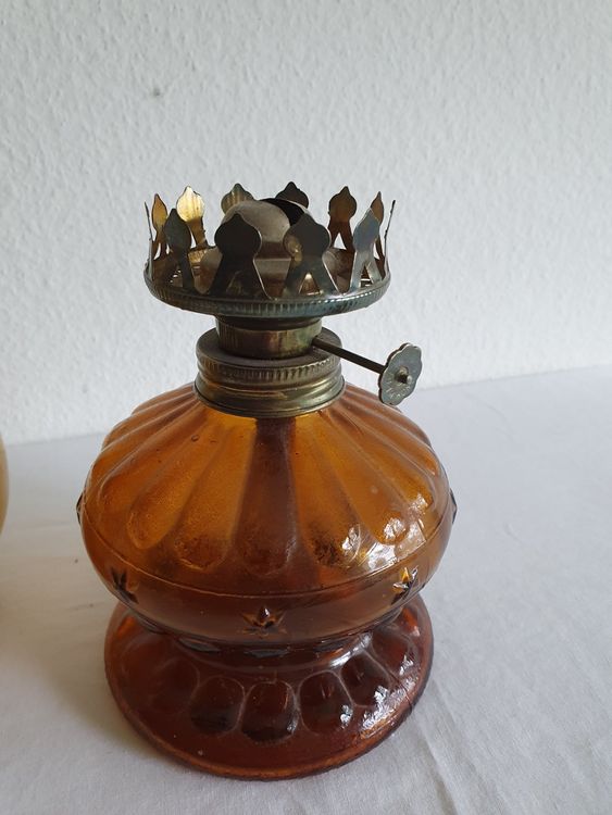Wandmontierte Öllampe Mit Glasspiegel – Retro Kerosinlampe Für Küche & Deko (ca. 27 Cm Hoch)