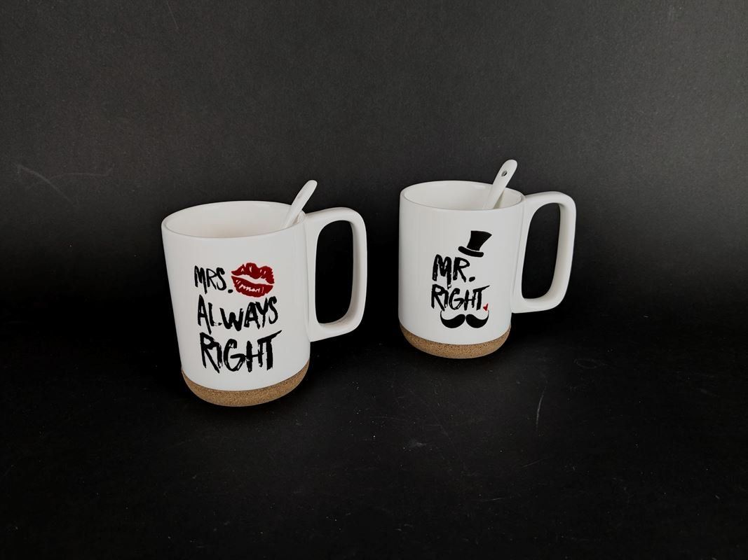 Tasses: MR & MRS Right Tassenset – D'occasion à Thun par Restwert_Thun