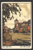 Brugg An der Aare Künstlerkarte Ernst Feldpoststempel