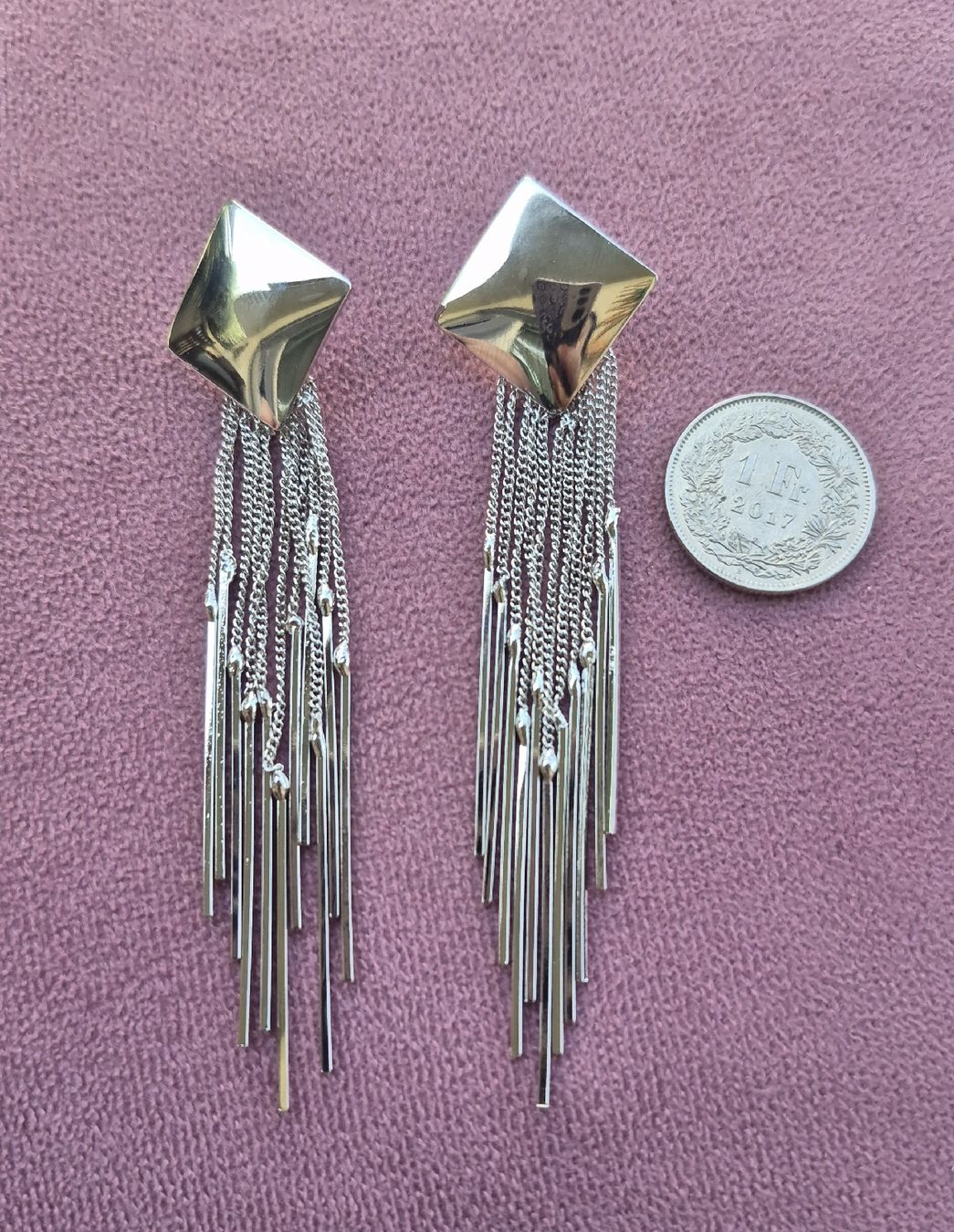 Boucles d'oreille: Orecchini pendenti argento geometrici – Neuf (Voir description) à Giubiasco par Stefaniav 2