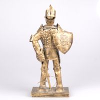 Ritterfigur aus Metall