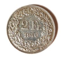 Münze 2.-- Fr 1940 - Schweiz