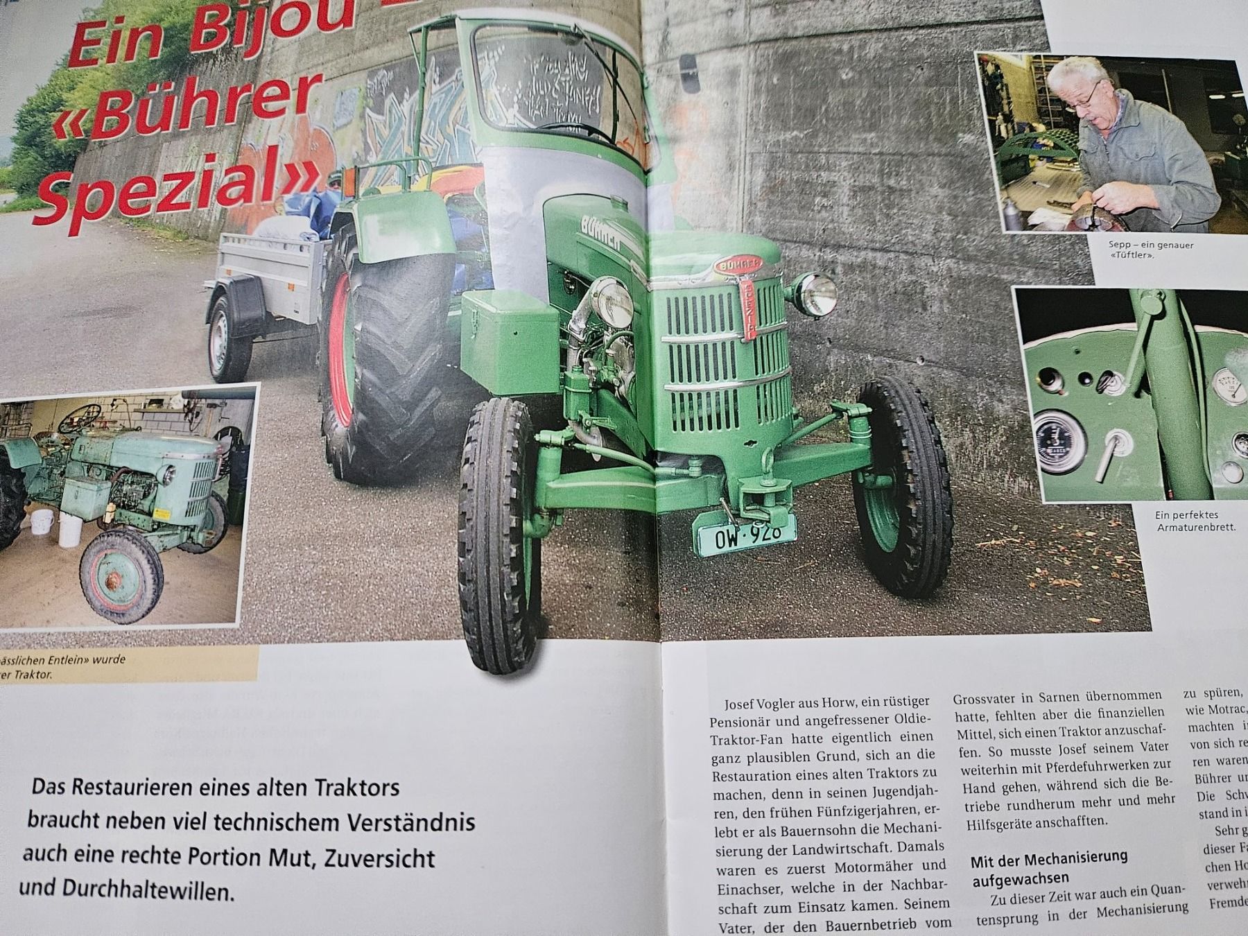 Bucher Traktoren: Alte Landtechnik 4/08 Bührer Bucher xb – Gebraucht aus Flawil von sr1_f6st 3