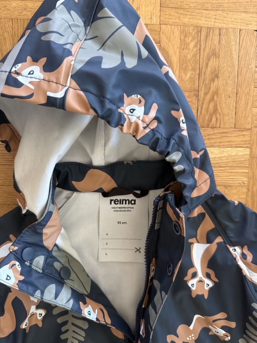 Giacche & Cappotti: Kinder Regenjacke Reima Grösse 92 mit Eichhörnchen Muster – Usato da Adlikon b. Regensdorf venduto da galaxandy 1