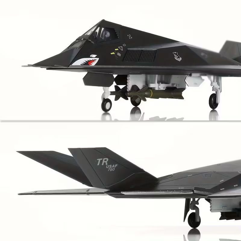 Modellbausätze & Standmodelle: F-117 Stealth-Flugzeugmodell - Diecast Kampfjet-Replik 1:72 – Neu (gemäss Beschreibung) aus Hünenberg See von Rroger911 9