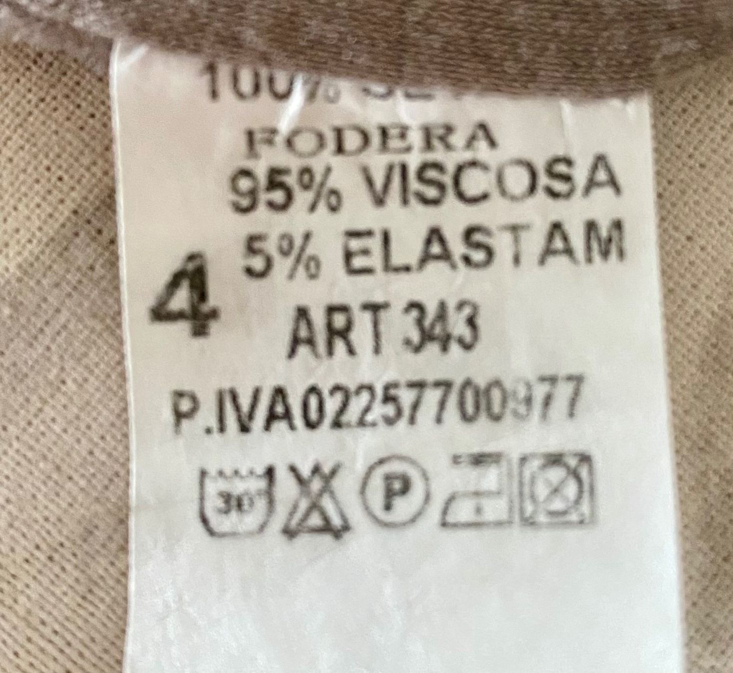 Tuniche: Tunika in Taupe, Seide, Gr. One Size – Usato da Zürich venduto da Maria2021 4