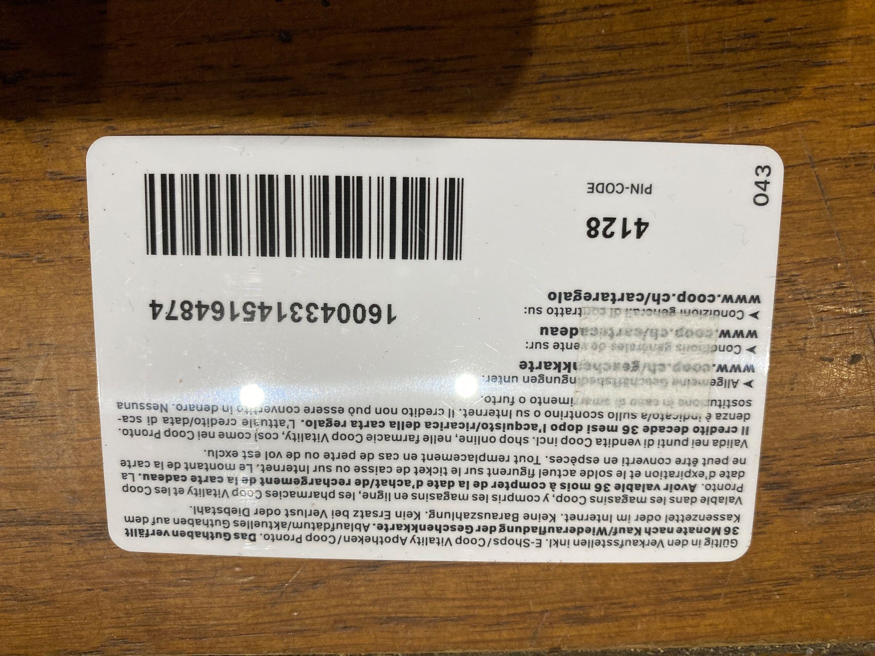Karten: Carte cadeau coop 400chf édition privee Lemo collection – Gebraucht aus Lajoux JU von Briard0 1