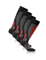 Rohner Socken Kinder SKI Socken 2 Paar rot (Gr. L / 31-41)