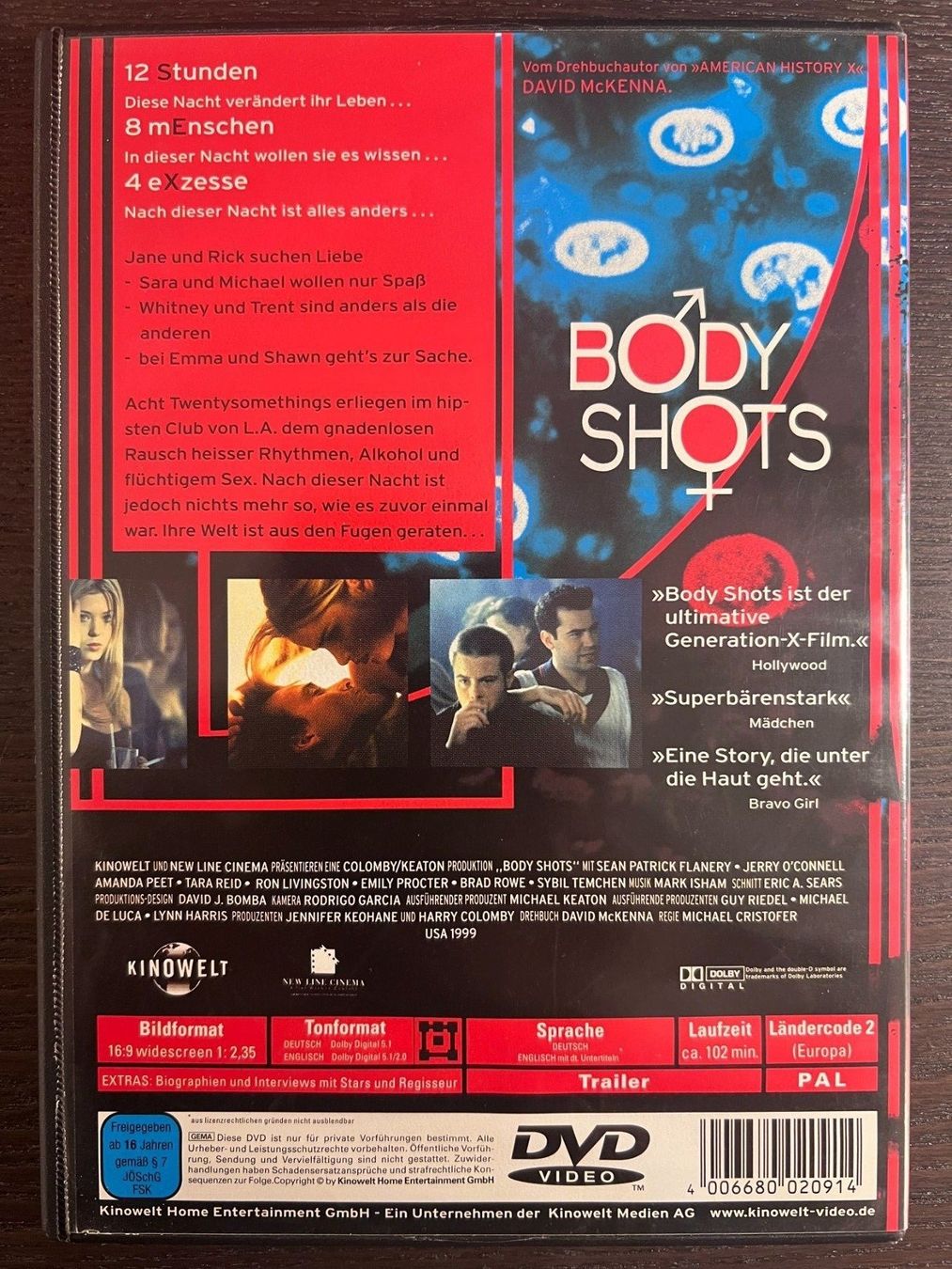 Tutti i DVDs: Body Shots – Usato da Zürich venduto da FilmFreunde 1